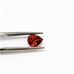 2.94ct Pear Cut Natural malaya garnet