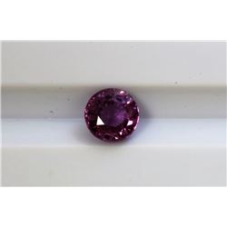 0.87ct Round Shape Natural Ceylon Pink Sapphire