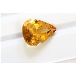 6.63ct Pear Shape Citrine