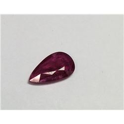 3.04 ct Pear Cut Ruby