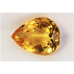 6.21ct pear Shape Citrine