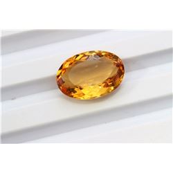 6.83ct Oval \Shape Citrine