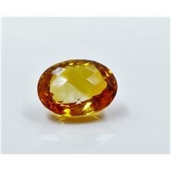 12.90ct oval Shape mandarine Citrine