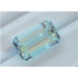 5.80ct Emerald Cut Aquamarine