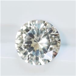 1.90ct Round Cut White Sapphire