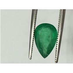 2.56ct Pear Cut Emerald