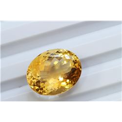 15.58ct oval Shape Citrine