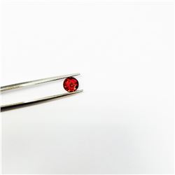 2.19ct Round  Cut Natural malaya garnet