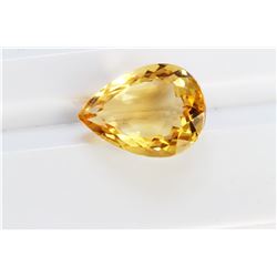 5.64ct Pear Shape Citrine