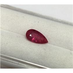 1.18ct Pear Cut Ruby