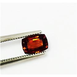 1.56ct Emerald Cut Natural malaya garnet