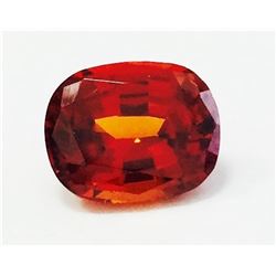 2.72ct  Cushion Cut Natural malaya garnet