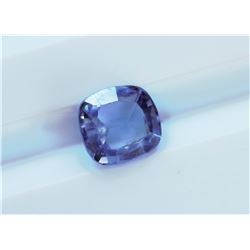 1.20ct Cushion Cut Natural Ceylon Blue Sapphire