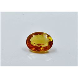 4.18ct Oval Shape mandarine Citrine