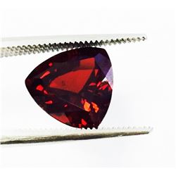 6.97ct Trillion Cut Natural malaya garnet