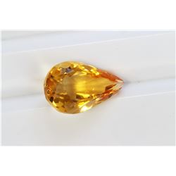 5.54ct Pear Shape Citrine