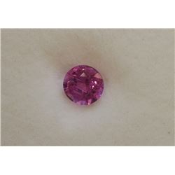 0.90ct Round Shape  Natural Ceylon Pink Sapphire