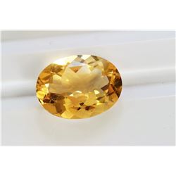 7.23ct Oval Shape Citrine