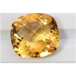 12.20ct Cushion Shape Citrine