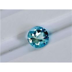 0.57ct Round Cut Aquamarine