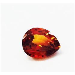 2.10ct Pear Cut Natural malaya garnet
