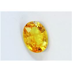 2.42ct Oval Cut treated Natural Ceylon Yellow Sapphire