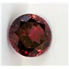 Image 1 : 6.94ct Round Cut Raspberry malaya Garnet