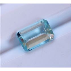 1.10ct Emerald Cut Aquamarine