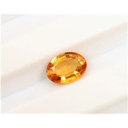 0.83ct Oval Shape Natural Ceylon Yellow Sapphire