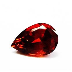 3.36ct Pear Cut Natural malaya garnet