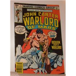 Near mint or MINT comic book Warload of Mars 1977  - bande dessinee pages par lue ni feuilletees