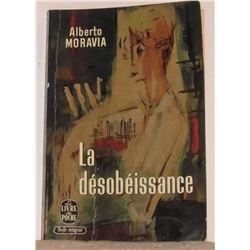 French pocket book  Alberto Moravia   "La desobeissance" -  livre de poche en Francais