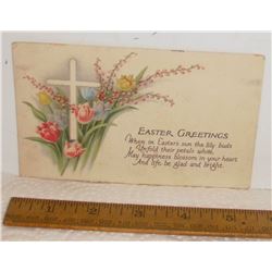 For your collection Antique Easter  postcard made in USA  - tres vieille postecarte