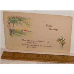 1 For your collection Antique Easter postcard Made in USA stiil not used - 1 tres vieille postecarte