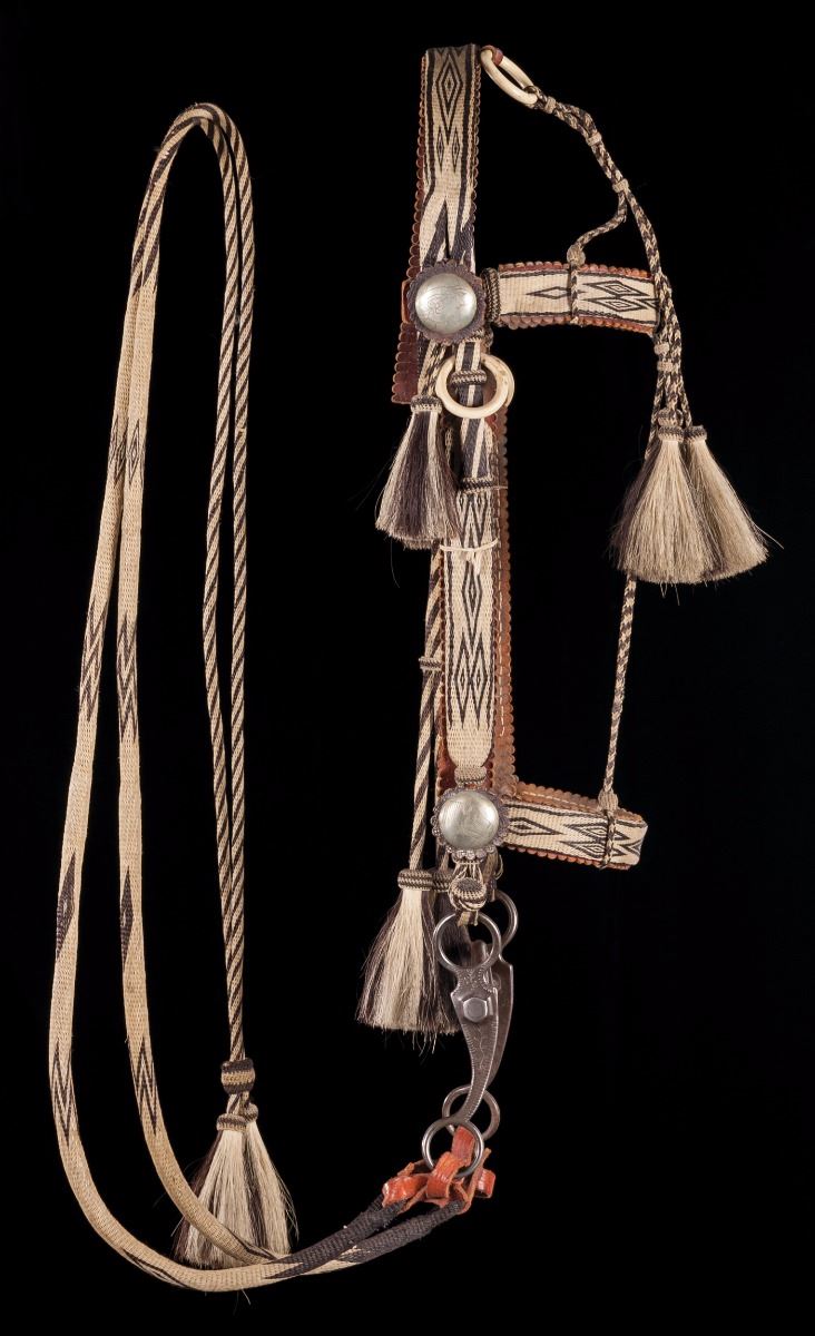 Prison Made Hitched Horsehair Bridle