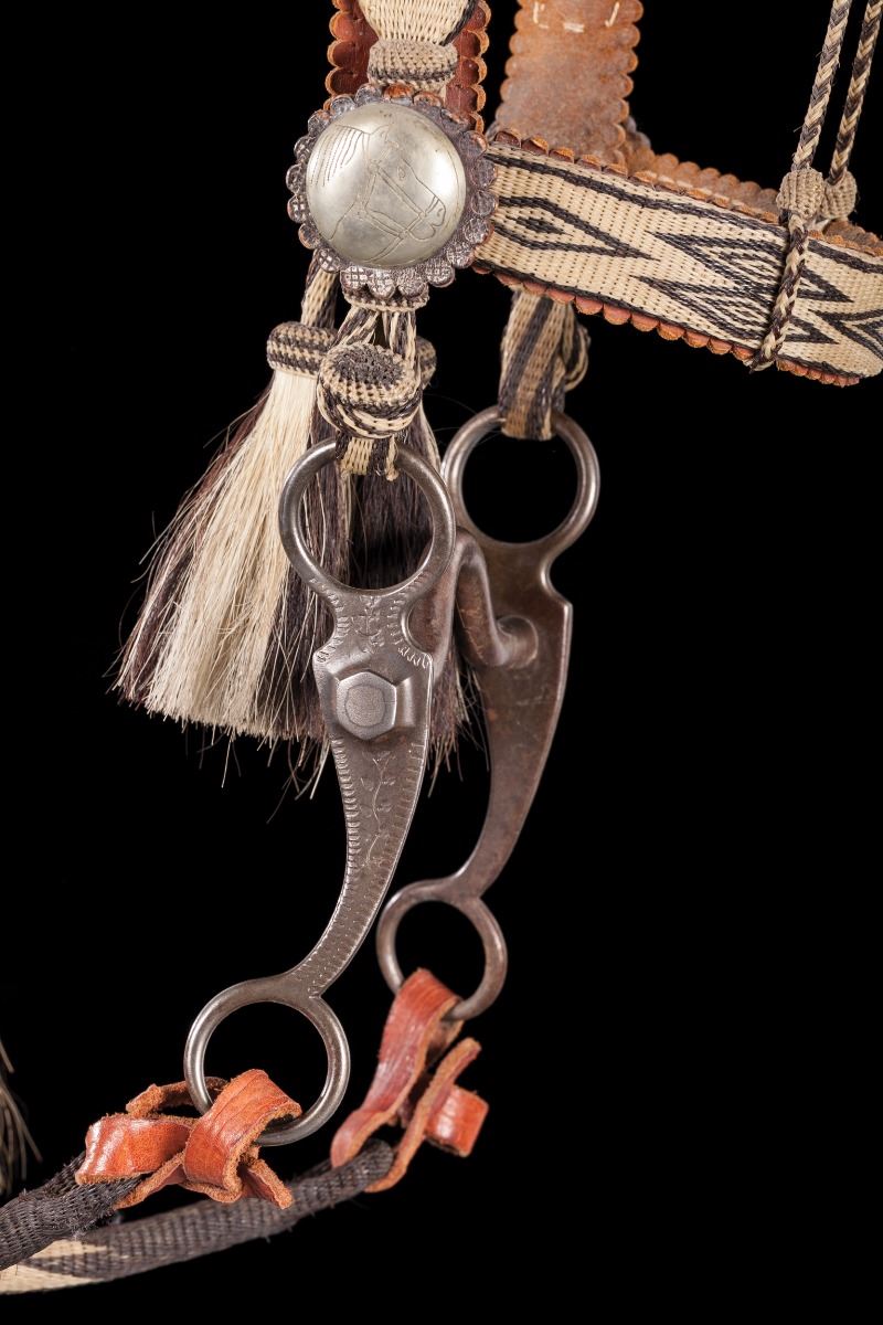 Prison Made Hitched Horsehair Bridle