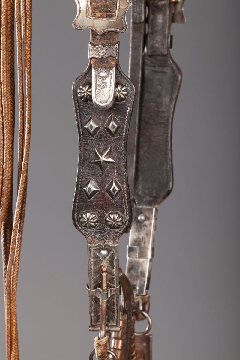 Exemplary early California Bridle & Bit with Maria Leyva Santa Ynez Reins