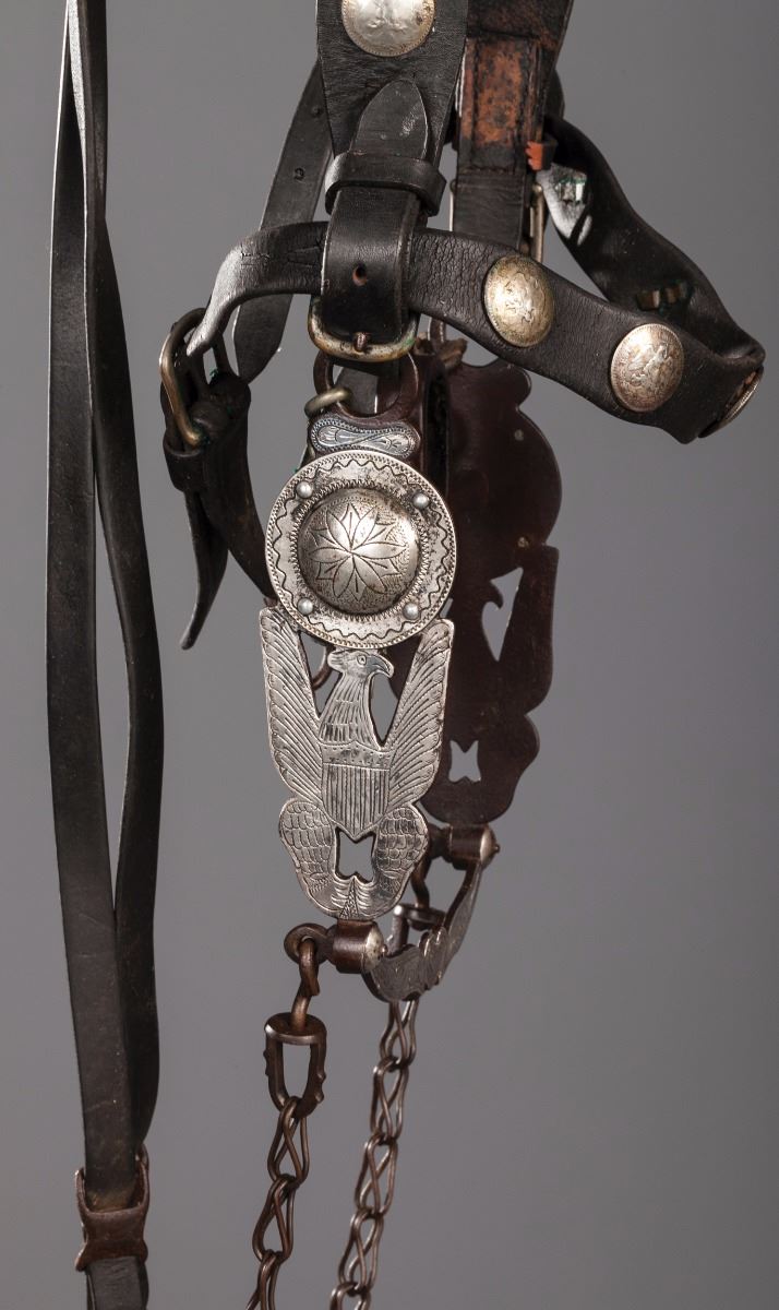 Impressive California Eagle Bit on Bridle with Matching Breast Collar