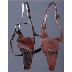 Two Al Furstnow Shoulder Holsters