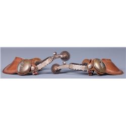 Qualey Bros. Idaho Shield Pattern Spurs