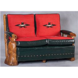 Uptown Furniture, Vintage Western, Chimayo Thunderbird Settee