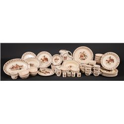 Set of Wallace "Bucking Horse" China