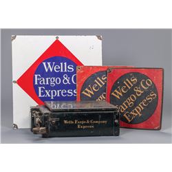 Wells Fargo Call Cards, Sign and Rare Scale