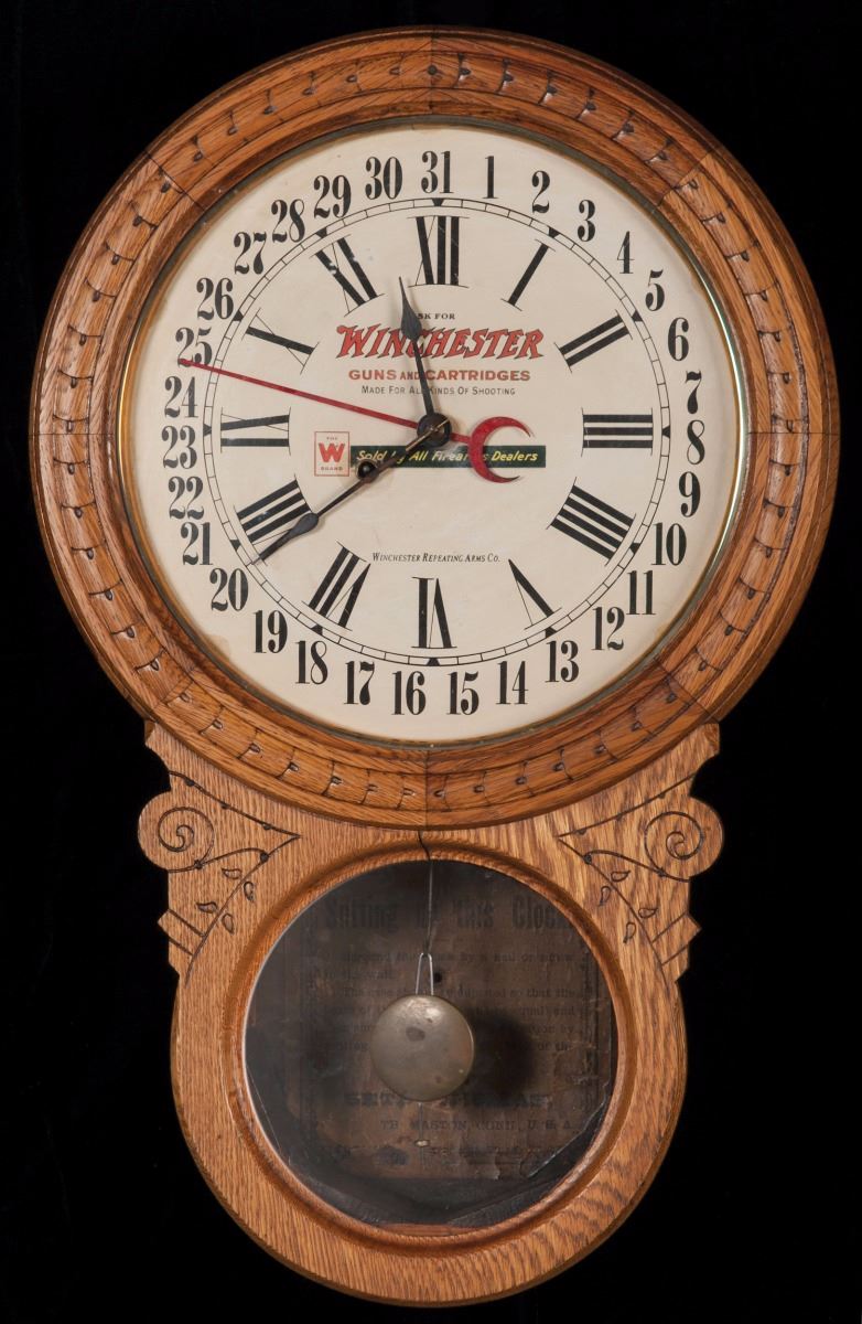 Winchester Store Advertising Clock