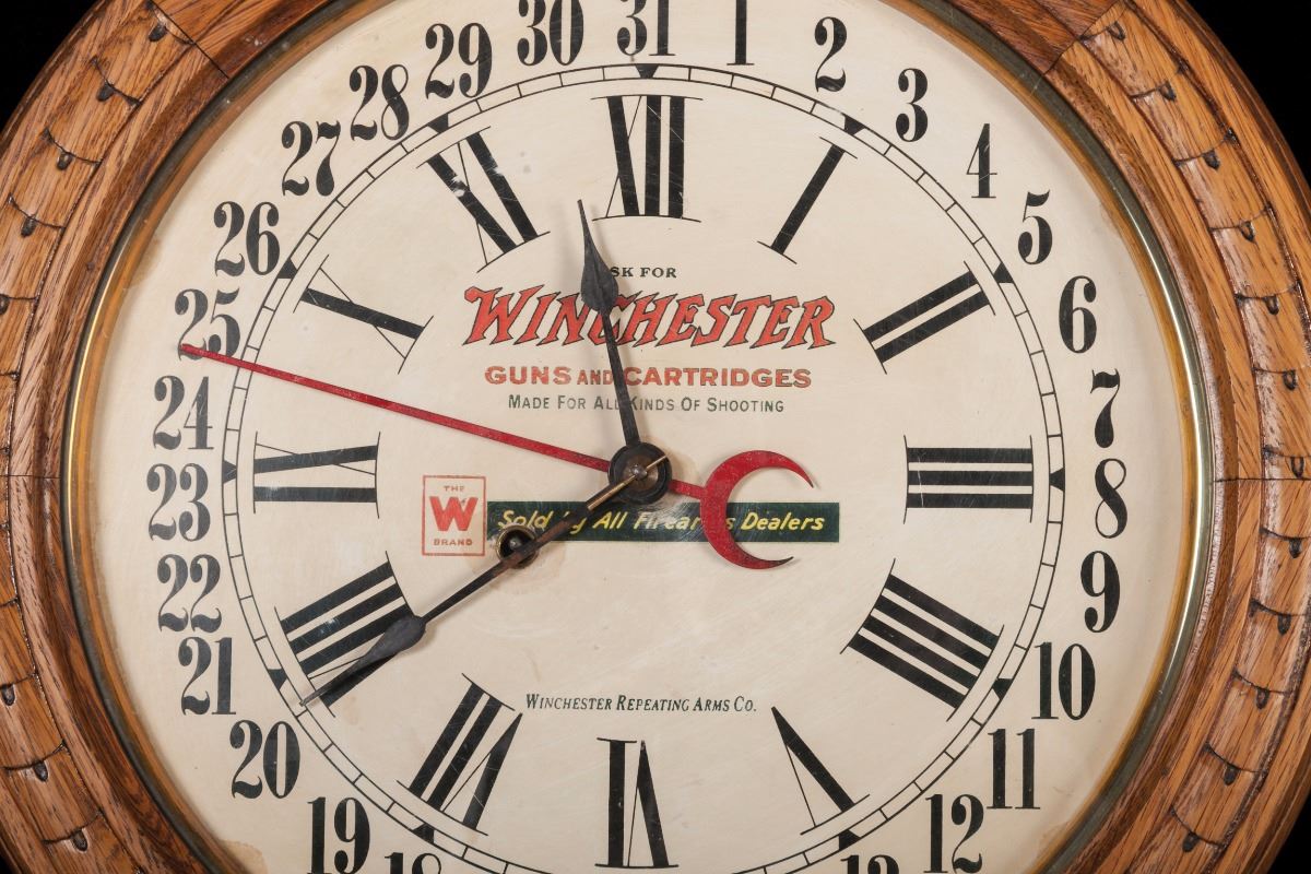 Winchester Store Advertising Clock