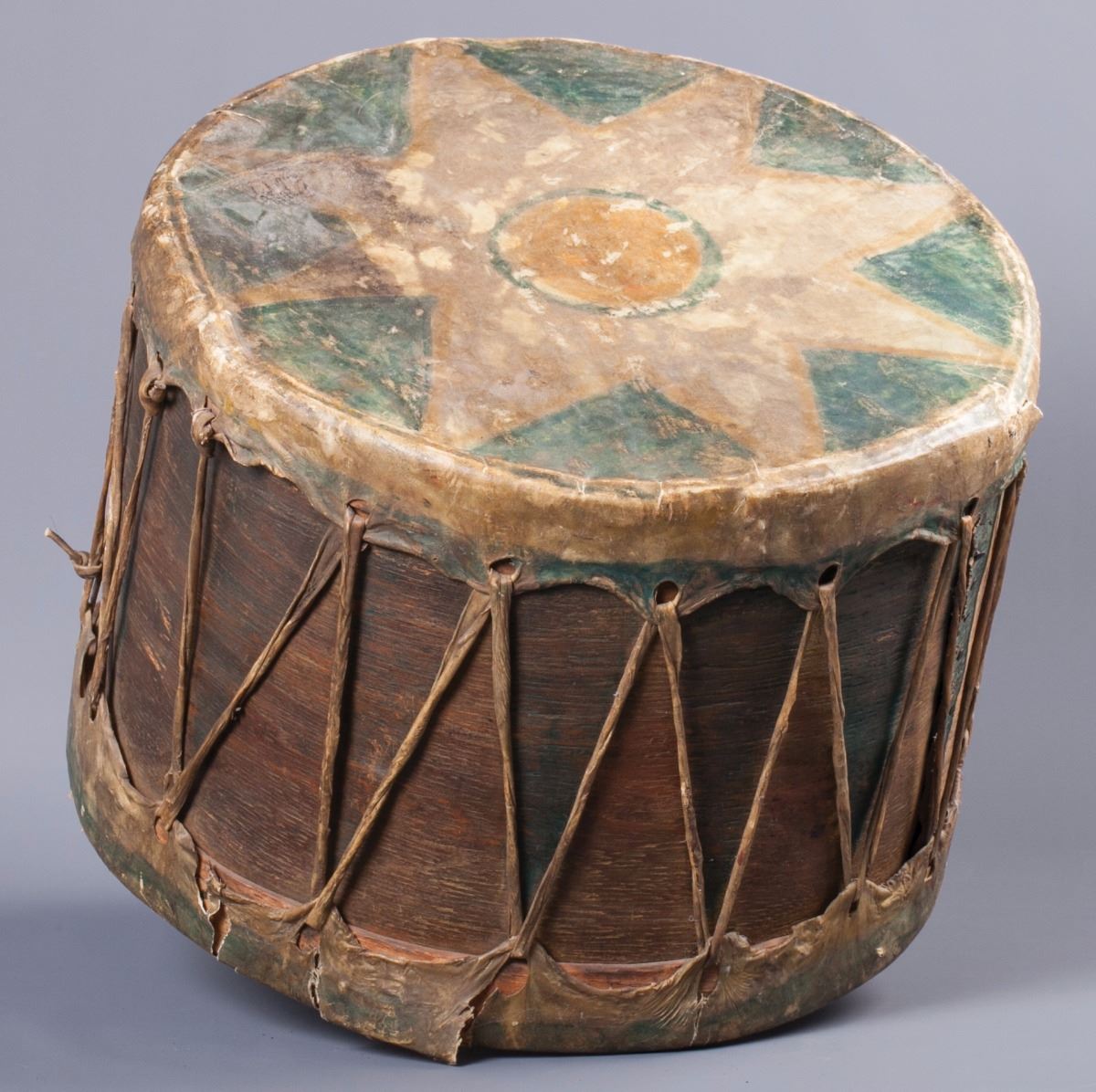 Native Painted Drum