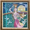 Image 1 : Asian Heart Art Original Stone Painting Student TING JIANG Dealer Liquidation Great Value Popular Ar