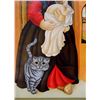 Image 5 : Huge Italian Artist Painting 68x58 Fantastic Pop Canvas Whimsical Detailed HUGE Art Sale