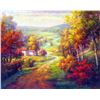 Image 1 : Street Scene Landscape COLORFUL PAINTING Hand Framed SALE Museum Quality Painting Impressionism Art