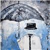 Image 3 : Surreal Abstract Textured 36x24 Original Palette Knife Painting Canvas Janier
